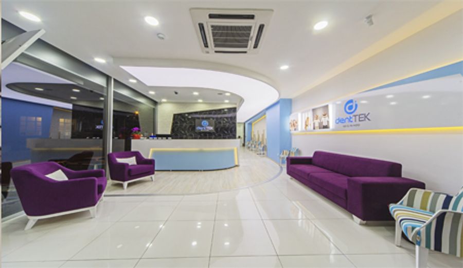 DentTEK klinik bekleme salonu